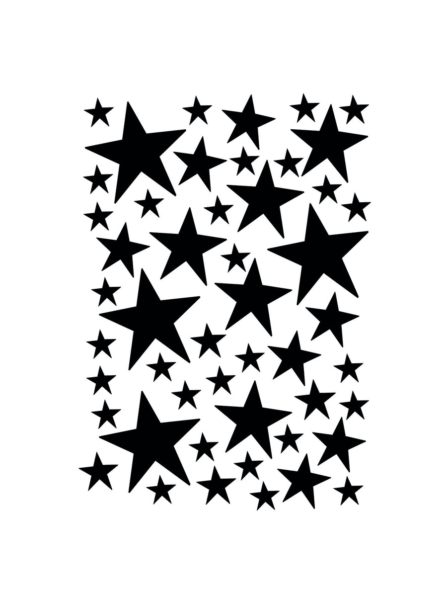 Mini Stars Wallstickers / Black