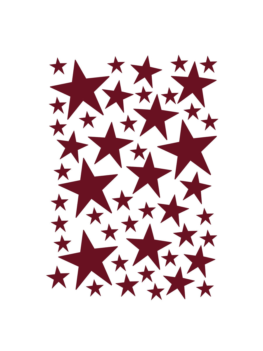 Mini Stars Wallstickers / Red