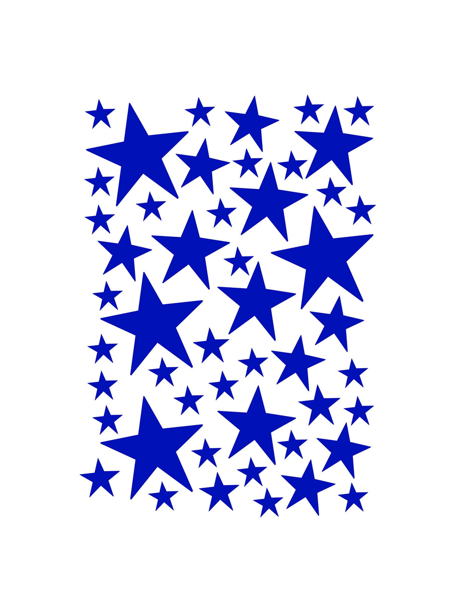 Mini Stars Wallstickers / Blue