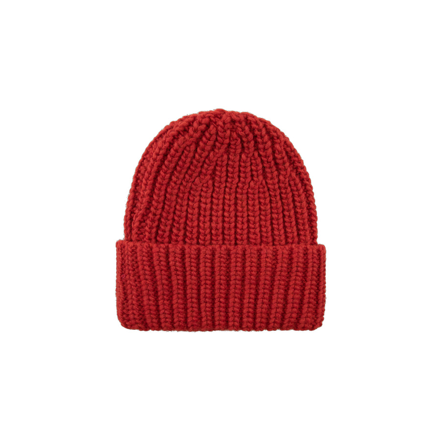 Solid Beanie / Deep Red