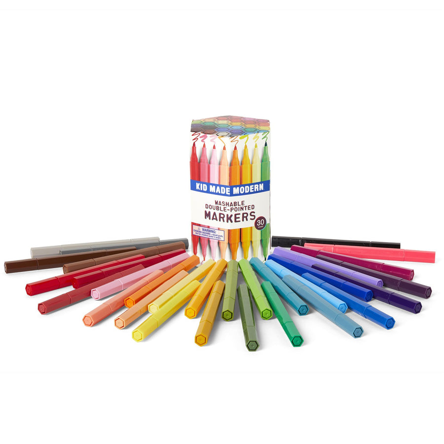 Washable Double Pointed Markers / Set of 30