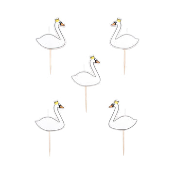 Swan Candles / Set of 5