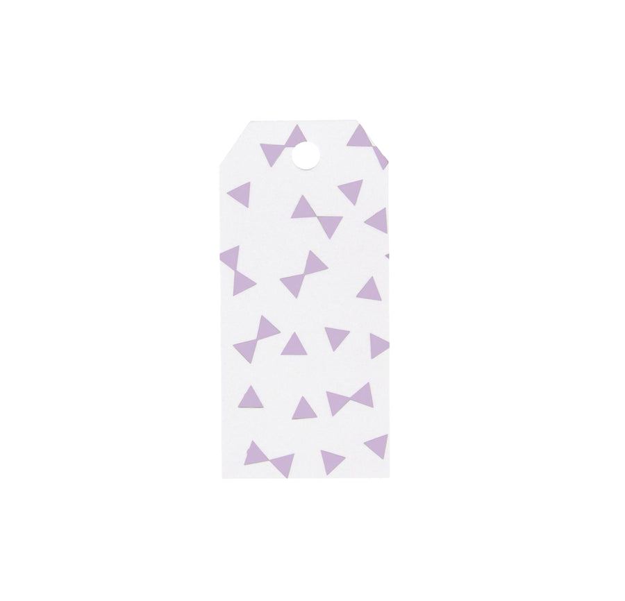 Lavender Bow Ties Gift Tags / 12 Pack