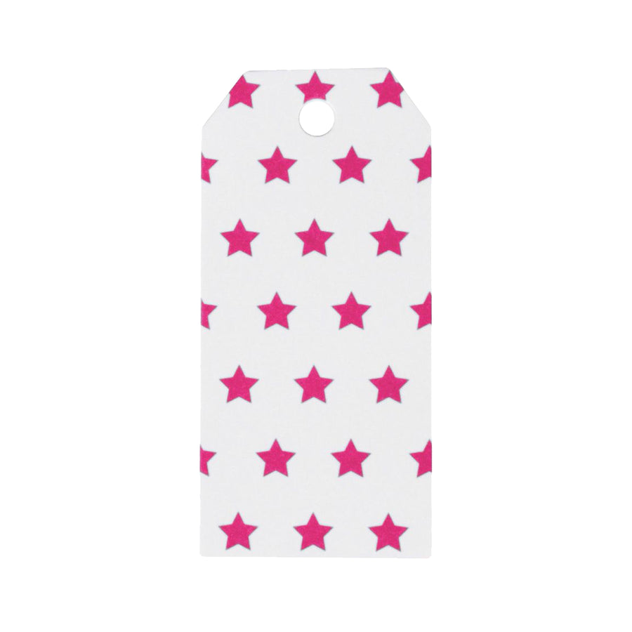 Pink Stars Gift Tags / 12 Pack